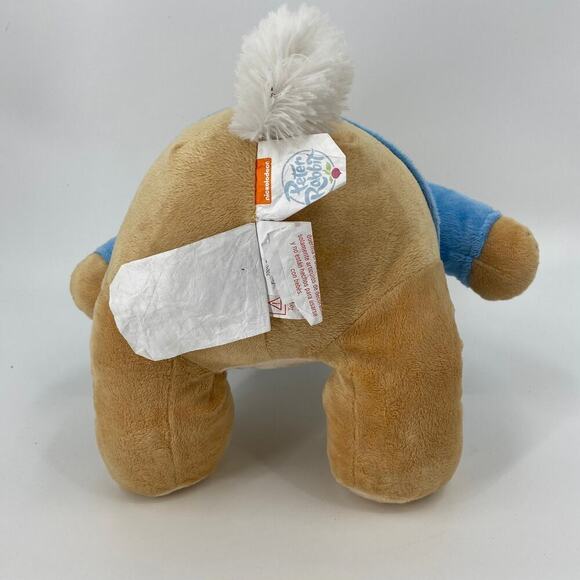 Nickelodeon Peter Rabbit Plush Stuffed Animal Cuddle Pillow Blue Shirt 18 Inch - Picture 10 of 14